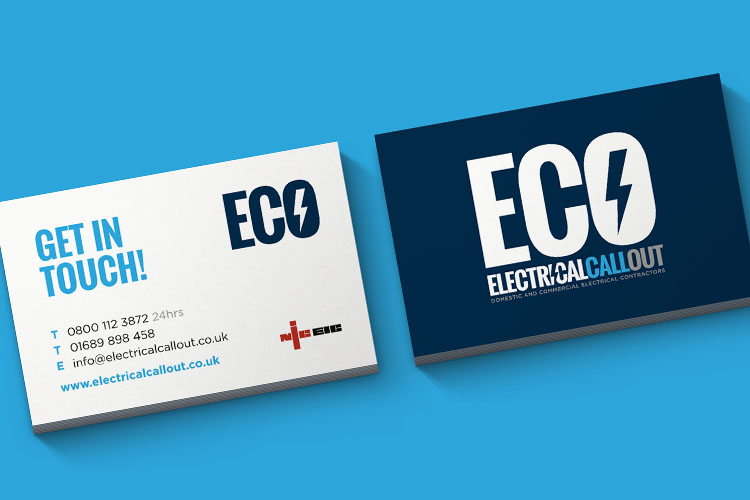 Construction Industry Business Card Design