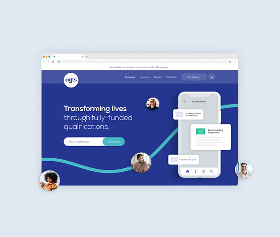 AGTS - Education Training - Website Design