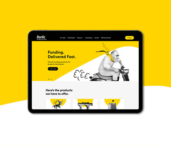 Sonic Funding - Finance Company - Website Design