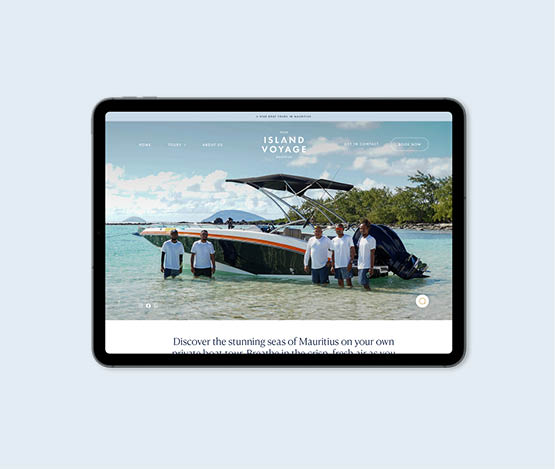 Island Voyage - Boat Tour Operator - Website Design